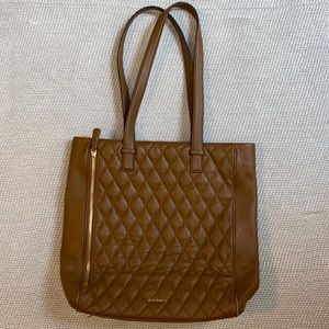 Vera Bradley Brown Leather Tote